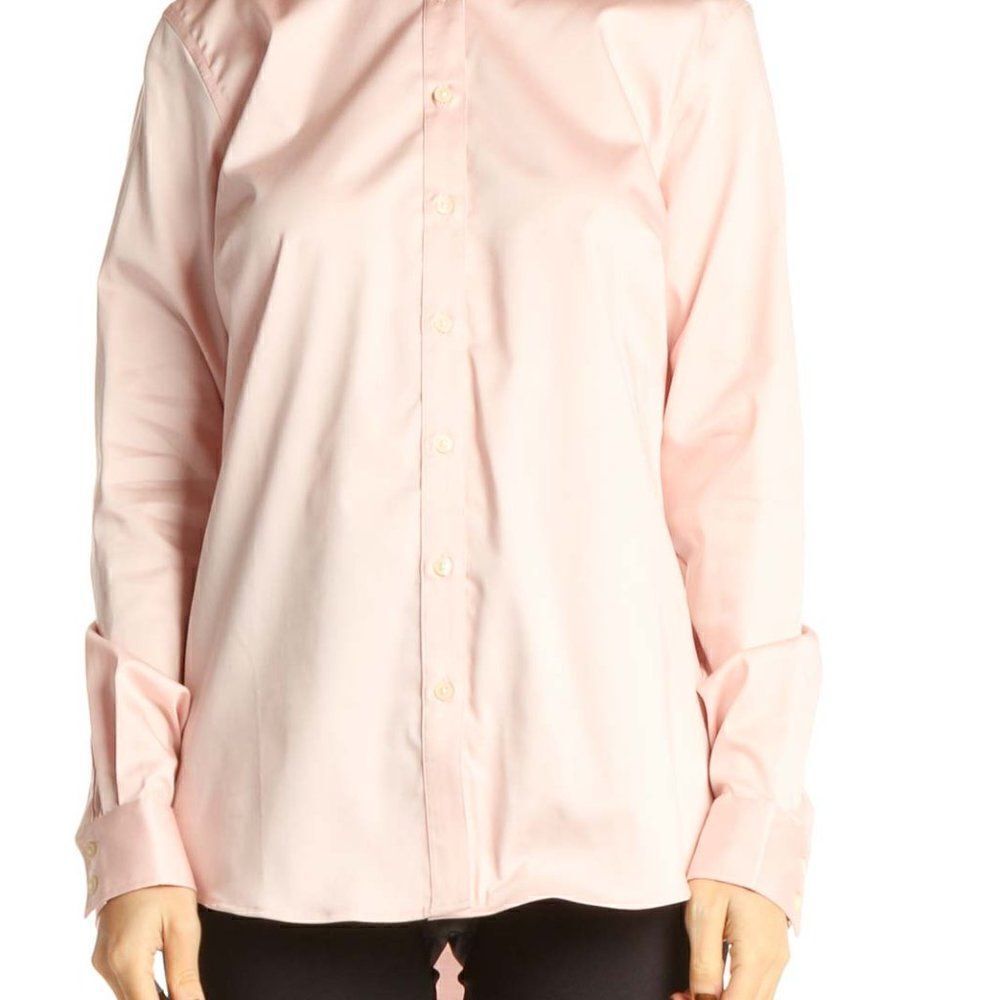 Banana Republic Peach Tailored Fit button-down shirt, size 4